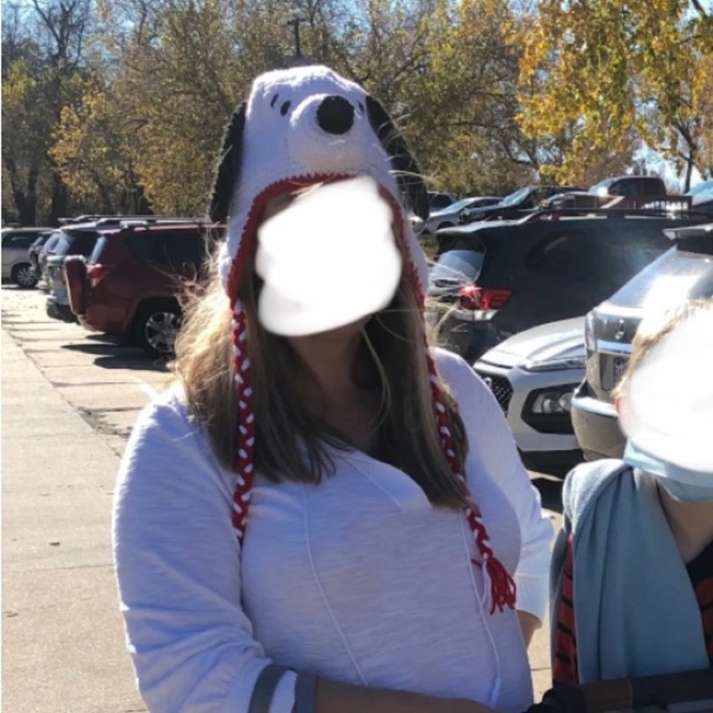 Snoopy Crochet Hat for Halloween Costume